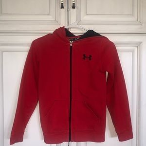 Red Under Armour Jacket Zip up